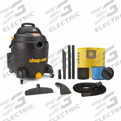SHOP-VAC Shop Vacuum: 18 gal Tank Size, Plastic, 1 1/2 in Vacuum Hose Dia, 12 ft Hose Lg - General Purpose Vacuums