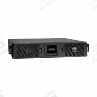 EATON TRIPP LITE UPS: Single Phase, 1,000 VA Power Rating, 100 V AC_110 V AC_120 V AC Input, 5-15P (MPN SU1000RTXLCD2UN). Key specifications — attr1044766: Single; attr1044781: Online Double Conversion; attr232986: EATON TRIPP LITE.