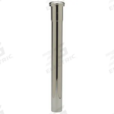 ZURN Extension: Brass, Chrome, Silver, 1 1/4 in Nominal Pipe Size, 12 in Overall Lg - Drain Length Extensions