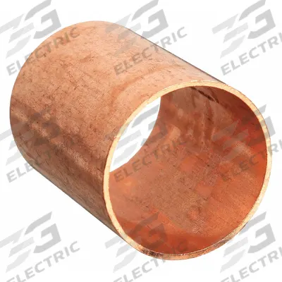 NIBCO Sweat Fitting Coupling: 2 in CTS x 2 in CTS, Cup x FTG, Dimple Center Stop - Wrot Copper Tube Fittings