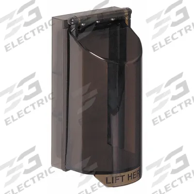 SAFETY TECHNOLOGY INTERNATIONAL Stopper Cover: Polycarbonate, 6 5/16 in Overall Dp - Covers for Alarms & Wall Fixtures