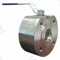 BONOMI Manual Two-Way Ball Valve: 1 in, 316 Stainless Steel, Straight Valve Body, Class 150 Flange (MPN 720016-1"). Key specifications — Brand: BONOMI; Handle: Locking Lever.