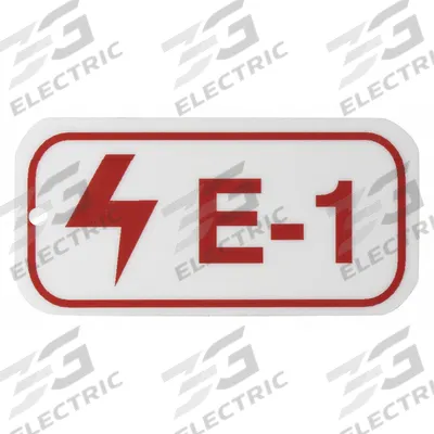 BRADY Lockout Tag: None/ No Header, E-1, Polystyrene, English, Plastic (MPN 105639) - Safety