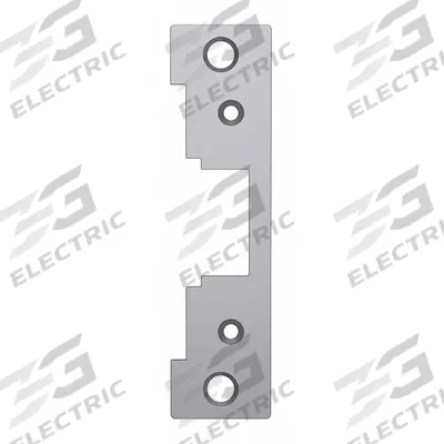 HES Electric Strike Faceplate: 1 1/4 in Wd - Electric Strike Faceplates