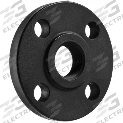 APPROVED VENDOR Metal Pipe Flange: 3/4 in, NPT Threaded, Steel, Raised Flange - Threaded Steel & Iron Pipe Flanges
