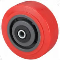 APPROVED VENDOR Caster Wheel: 5 in Wheel Dia., 2 in Wheel Wd, Polyurethane, 650 lb Load Rating, Std (MPN 2RZD6). Key specifications — Brand: APPROVED VENDOR; Wheel/Tread Color: Red.