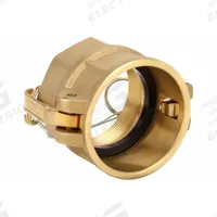 Cam and Groove Coupling: 4 in Coupling Size, 4 in Hose Fitting Size, 4 in -8 Thread Size, Nitrile (MPN G400-D-BR). Key specifications — Gasket Material: Nitrile; Thread Size: 4 in -8; Brand: DIXON VALVE & COUPLING.
