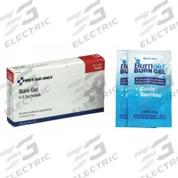 FIRST AID ONLY Topical Burn Gel: Lidocaine HCl, 0.125 oz Size, 6 PK (MPN 13-010). Key specifications — Manufacturer Part Number: 13-010; Concentration: Lidocaine HCl: 2%; Brand: FIRST AID ONLY; Purpose: Cooling; Format: Gel; Product Type: Topical Burn Relief; Unitized: Unitized; Unit Package Type: Packets.