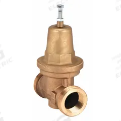 APOLLO Water Pressure Reducing Valve: NPT x NPT, 1 in Pipe Size, Bronze, 25 psig to 75 psig (MPN 36LF20501). Key specifications — Brand: APOLLO; Low-Lead Compliance: Low-Lead Compliant.