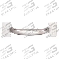 MONROE PMP Pull Handle: Weld-On, Steel, Silver, 0.44 in, 1.25 in Projection (MPN PH-0272). Key specifications — Brand: MONROE PMP; Projection Type: Non-Recessed; Material: Steel; Finish: Dull; Color: Silver; Folding Type: Fixed; Mounting Type: Weld-On; Grip Thickness: 0.44 in.