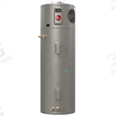 RHEEM Electric Tank Water Heater: 208 to 240V, 80 gal, 5,000 W, Single Phase - Electric Water Heaters With Heat Pumps