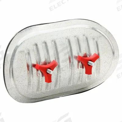 DUCTMATE Duct Access Door: For 10 in_11 in Ducts, 8 in x 12 in, 22 ga, Steel, Knobs - Curved Access Doors