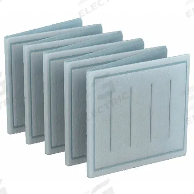 GRAINGER Link Air Filter: 25 in x 20 in x 1 in, 20 in Section Wd, 10 Sections, 3 Ply - MERV 8 Link Air Filters
