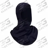 NATIONAL SAFETY APPAREL Flame Resistant Balaclava: 25 cal/sq cm ATPV, UltraSoft® ( 10.5 oz ), Navy (MPN H11RV). Key specifications — Brand: NATIONAL SAFETY APPAREL; Areas Covered: Head; Color: Navy; Garment Type: Balaclava; Size: Universal; Standards: ASTM F1506.