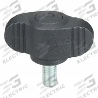 KIPP Hand Knob: Wing, Plastic w/ Steel Thread, #10-32 Thread, 10 mm Thread Lg, 28 mm Dia (MPN K0274.0A1X10). Key specifications — Brand: KIPP.