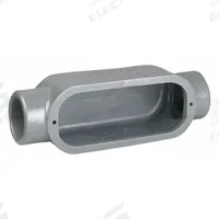 Conduit Outlet Body: Iron, 2 1/2 in Trade Size, C Body, 200 cu in Body Capacity, Threaded Hub (MPN C78). Key specifications — Finish: Powder Coated; Includes: Set Screw Hubs; For Use With: IMC; Brand: HUBBELL KILLARK; Hub Style: Threaded; Mfr. Series: Duraloy 8.