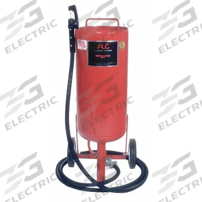 ALC Portable Abrasive Blaster: Pressure Feed, 150 lb Media Capacity - Pressure-Feed Portable Abrasive Blasters