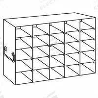 Upright Freezer Rack: 18 1/2 in Overall Lg, 5 3/4 in Overall Wd, Stainless Steel, Handles (MPN 0440235). Key specifications — Includes: Handles; Material: Stainless Steel; Product Type: Upright Freezer Rack; Brand: COLE-PARMER.
