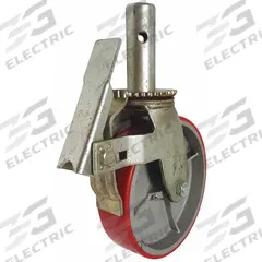 PAYSON CASTERS, INC Stem Caster: Swivel, 8 in Wheel Dia., 2 in Wheel Wd, Polyurethane, 4 in Stem Lg (MPN 193-8UL-SB-C). Key specifications — attr1111188: Roller; attr1111205: PAYSON CASTERS, INC; attr1176862: Swivel with Brake.
