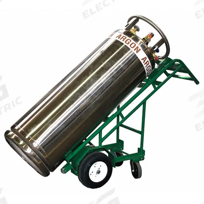 SAFTCART Cylinder Hand Truck: 890 lb, Single, 1 Cylinder, Dual-Handle Handle - Ergonomic Tilt-Back Cylinder Hand Trucks