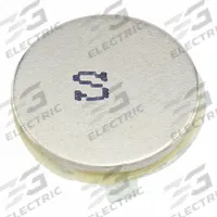 APPROVED VENDOR Rare Earth Magnet: Neodymium, 3/4 in Outside Dia, 0.06 in Thick, Disc Magnet, 35 (MPN FSND75S). Key specifications — Color: Silver, White; Max Pull Force: 3.91 lbf.