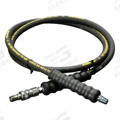 Hydraulic Hose: 1/4 in ID, NPTF x A630, 6 ft Lg, 1 1/4 in x 1 1/4 in Fitting Size, Rubber, HB9206QB. Key specifications — Hose Tube Material: Rubber; Fitting Type: NPTF x A630; Manufacturer Part Number: HB9206QB; Brand: ENERPAC.