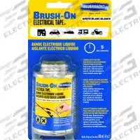 BLUE MAGIC Brush-On Electrical Tape: White, 4 oz Container Size, Can, 1 hr Full Cure Time (MPN BOT59TRI). Key specifications — Includes: Brush; Brand: BLUE MAGIC; Container Type: Can.