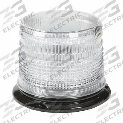 GROTE Flashing Beacon: Flashing Beacon, Amber, 6 3/8 in Overall Wd, 4 7/8 in Overall Ht - Vehicle Flashing Beacons
