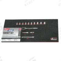 ABILITY ONE Socket Wrench Set: 1/4 in Drive, 14 Piece, 12-Point, SAE, 3/16 in to 9/16 in (MPN 5120-01-631-1432). Key specifications — attr1224269: 1/4 in; attr1204638: Drive Tools Included; attr1204650: 3/16 in to 9/16 in; attr1204673: Socket Bits Not Included; attr1204681: Wrenches Not Included; attr1204688: ABILITY ONE; attr1206170: Drive Tools.