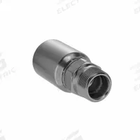 PARKER Hydraulic Crimp Fitting: Steel x Steel, Straight, -16 For Hose Dash Size, Male x Genderless (MPN 10177-16-16). Key specifications — Fitting Gender: Male x Genderless; Fitting Connection Type: NPTF x Crimp; Thread Size: 1"-11-1/2; For Hose Dash Size: -16; Brand: PARKER.