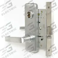 BEST Door Lockset: Storeroom Lever Locksets, Chrome, ADA Compliant, Interchangeable Core (MPN 45HW7DEU15J626). Key specifications — Ligature Resistance: Not Ligature-Resistant; Brand: BEST; Visual Indicator Message: No Message; Lockset Style: 40H Escutcheon; ADA Compliant: Yes; Finish: Satin Chromium-Plated : Stainless Steel.