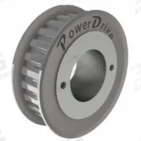 POWER DRIVE Gearbelt Pulley: For L Timing Belt Section, For 1 in Belt Wd, 40 Teeth, 0.375 in Pitch (MPN 40LH100). Key specifications — Brand: POWER DRIVE; For Bushing Type: Split Taper.