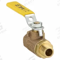 APOLLO Manual Two-Way Ball Valve: 3/8 in, Bronze, Straight, FNPT x MNPT, 600 psi Max. Pressure (CWP) (MPN 7080201). Key specifications — Brand: APOLLO; Handle: Lever.