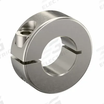 RULAND MANUFACTURING Shaft Collar: 1-Piece, Metric, Round, Clamp-On, 20 mm Bore Dia - Stainless Steel Shaft Collars