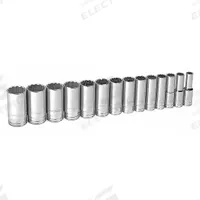 GEARWRENCH Socket Set: 1/2 in Drive, 14 Piece, 12-Point, SAE, 7/16 in to 1 1/2 in (MPN 80732). Key specifications — attr1224269: 1/2 in; attr1204685: Not Tether Capable; attr1204650: 7/16 in to 1-1/2 in; attr1204673: Socket Bits Not Included; attr1204688: GEARWRENCH; attr1224230: Friction; attr1224354: No Thin Wall; attr1206170: Deep Sockets.