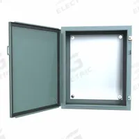 HAMMOND Electrical Enclosure: Steel, 24 in x 20 in, NEMA 12/13, w/Panel, Solid Cover, Hinged (MPN 1418E10). Key specifications — Brand: HAMMOND; Closure Method: Clamps; Knockouts: Not Included.