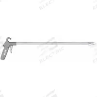 GUARDAIR Air Gun: Pistol-Grip Grip, Aluminum, 1/4 in Female NPT, 1 Nozzle(s), Straight, Focused (MPN 80LJ024AA). Key specifications — attr1328526: Aluminum; attr1328500: Hanging Hook; attr1328508: GUARDAIR; attr1328515: No; attr1328533: Yes.