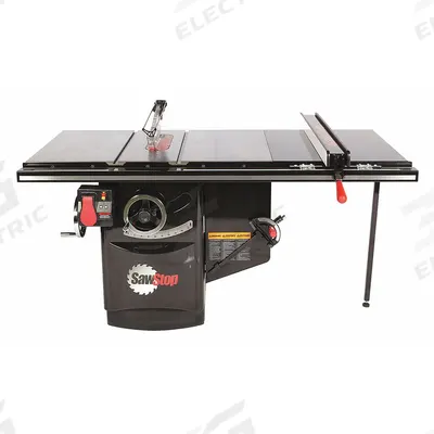 SAWSTOP Table Saw: 480 V AC Volt, 9 A Current, 10 in Blade Dia. - Cabinet Table Saws with Automatic Safety Blade Retraction