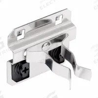 TRITON PRODUCTS Extended Spring Clip: 2 in x 1 in x 2 1/4 in, 3 Hooks, 2 1/8 in Hook Dp, Surface (MPN 63107). Key specifications — Mounting Type: Surface; Includes: ABS Retainers; Finish: Brushed; Color: Silver; Accessory Type: Extended Spring Clip; Locking System: ABS Retainers; Material: Stainless Steel; For Tool Type: Small.