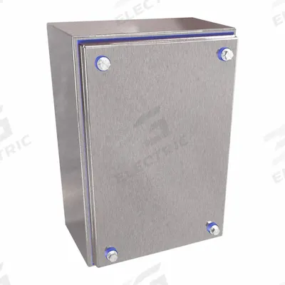 HAMMOND Enclosure: 304 Stainless Steel, 9 in x 6 in x 4 in, NEMA 12/3R/4/4X, Solid Cover - Stainless Steel Enclosures