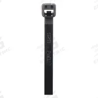 PANDUIT Cable Tie: 7 1/2 in Nominal Lg, 1 3/4 in Nominal Max. Bundle Dia., 0.19 in Wd, Std, 1,000 PK (MPN PLT2S-M0). Key specifications — Outdoor Use: No; Color: Black; Brand: PANDUIT.