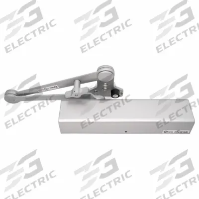 PDQ Door Closer: Parallel Mounting Type, Grade 2 - Medium Duty, Aluminum, 13 in Lg - Parallel Arm-Mount Door Closers