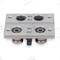 BISHOP-WISECARVER Linear Guide Carriage Assembly: Slide Ring, PRT Series Fixed-Center Carriage (MPN FCP44612). Key specifications — Carriage Material: Aluminum; Roller Material: Steel; Size: 44; Brand: BISHOP-WISECARVER; Type: PRT Series Fixed-Center Carriage.