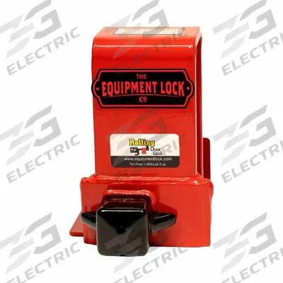 EQUIPMENT LOCK Cargo Door Lock: 9 in Lg, 7 in Wd, 3 in Ht - Cargo Door Locks