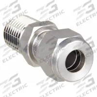 HAM-LET Compression Fitting Adapter: 12 mm OD x 1/2 in Pipe Fitting Size, Compression x MNPT (MPN 768L-SS-12MM X 1/2). Key specifications — Compatible Fitting Brands: Swagelok; Brand: HAM-LET.