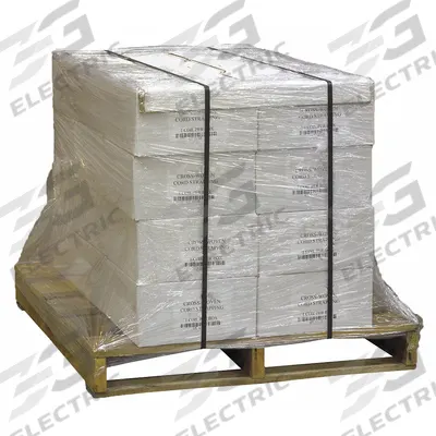APPROVED VENDOR Plastic Strapping: 3,285 lb Break Strength, 600 ft Overall Lg, White, 48 - Woven Poly Cord Strapping