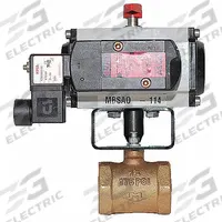 MILWAUKEE VALVE Butterfly Valve: For Gas/Oil/Water Media, Bronze, 115V AC, 1 in Pipe Size, Lug, FKM (MPN MBEOO - 1"). Key specifications — Input Control Signal: 4-20 mA; Brand: MILWAUKEE VALVE; Disc Material: Stainless Steel.