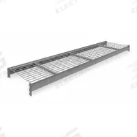 TENNSCO Shelf: 96 in x 24 in, 14 ga Beams, 5 AWG Decking, Galvanized Wire, 2,150 lb Load Capacity (MPN 6940). Key specifications — Decking Material: Galvanized Wire; Frame Finish: Powder Coated; Frame Material: Steel; Color: Gray; Includes: 2 Beams, Front to Back Supports; Brand: TENNSCO.
