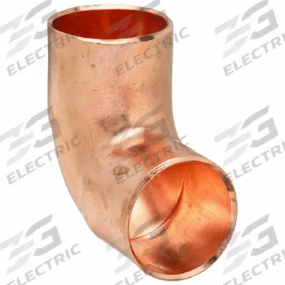 NIBCO Sweat Fitting Elbow: 1 1/4 in CTS x 1 1/4 in CTS, Cup x Cup, Wrot Copper (MPN 607-11/4) - Wrot Copper Tube Fittings