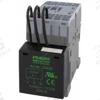 MURRELEKTRONIK Motor Suppressor: RC 3 BUC, Connects onto Siemens SIRIUS 3 RT 20 Contactors, 575 V AC (MPN 23220). Key specifications — Manufacturer Part Number: 23220; Brand: MURRELEKTRONIK; Compatible with Series: Connects onto Siemens SIRIUS 3 RT 20 Contactors.